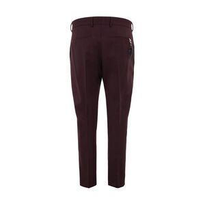 PT01 Men's Tailored Dress Trousers with Pocket Charm Men RED Pants